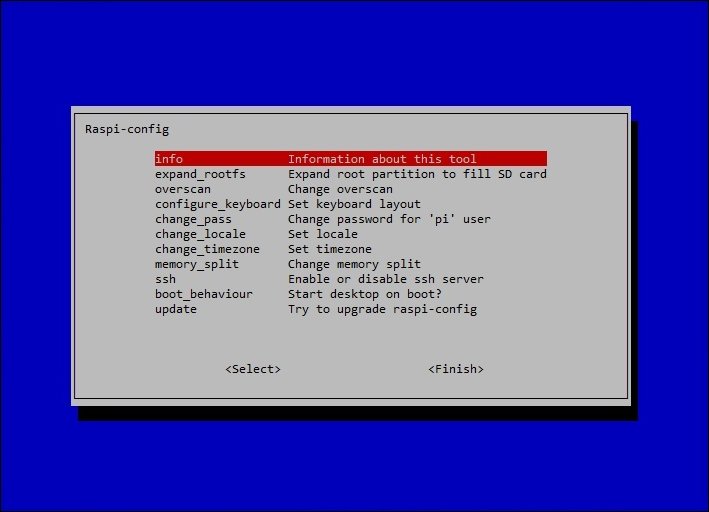 SSH kapcsolat - Raspbian - Raspi config