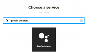 IFTTT chose service