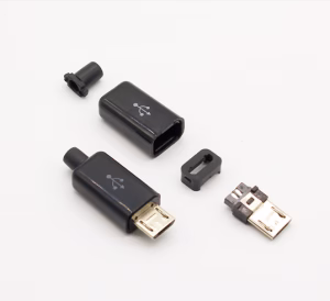 Micro USB apa - Fekete