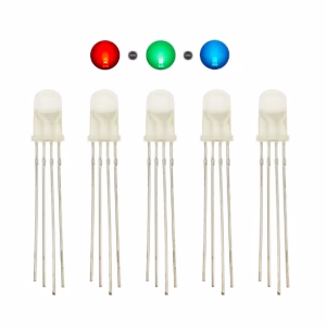5mm diffúz RGB led - 10 db