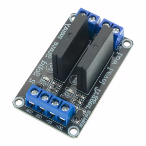 SSR relé - 2 csatornás