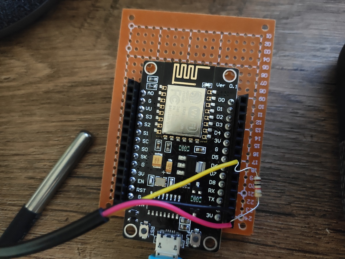 NodeMcu és DS18b20 - ESPhome