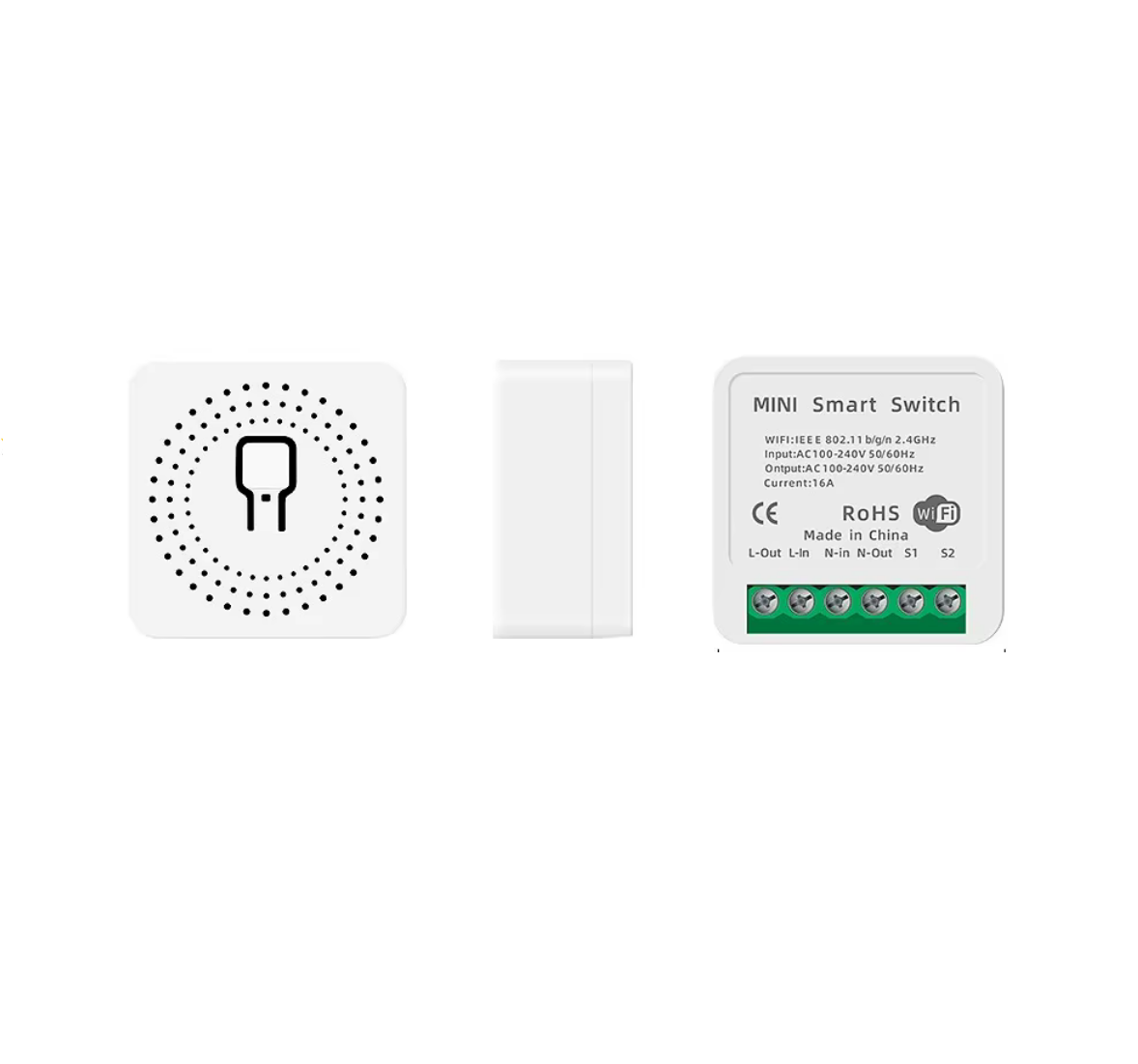 Tuya Mini 16A Okos Wi-Fi Kapcsoló Modul