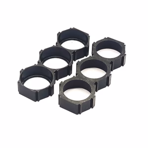 18650 - Akkumulátor keret - 3p - méhsejt elrendezésű - egyenes