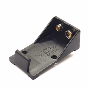 9V elem foglalat - Nyákba ültethető