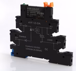 Din Sínes - SSR relé modul - 1 csatornás