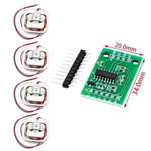 HX711 - 24 Bites ADC + 4x50Kg mérleg szenzor