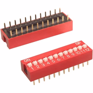 Tizenkét utas két állású kapcsoló - DIP tokozás