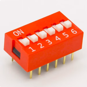 Hat utas két állású kapcsoló - DIP tokozás