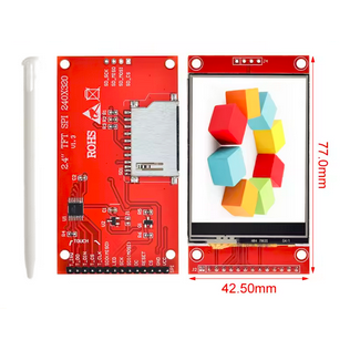 2.4" TFT kijelző - Érintős 
