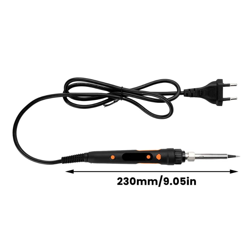 Állítható hőmérsékletű elektromos forrasztópáka (65–150W, 180°C–520°C)