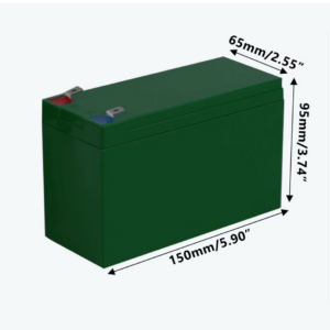 12V akkumulátor doboz - Zöld