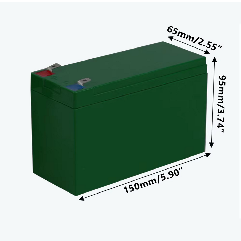 12V akkumulátor doboz – Zöld