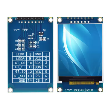 1.77" TFT LCD Színes Kijelző Modul