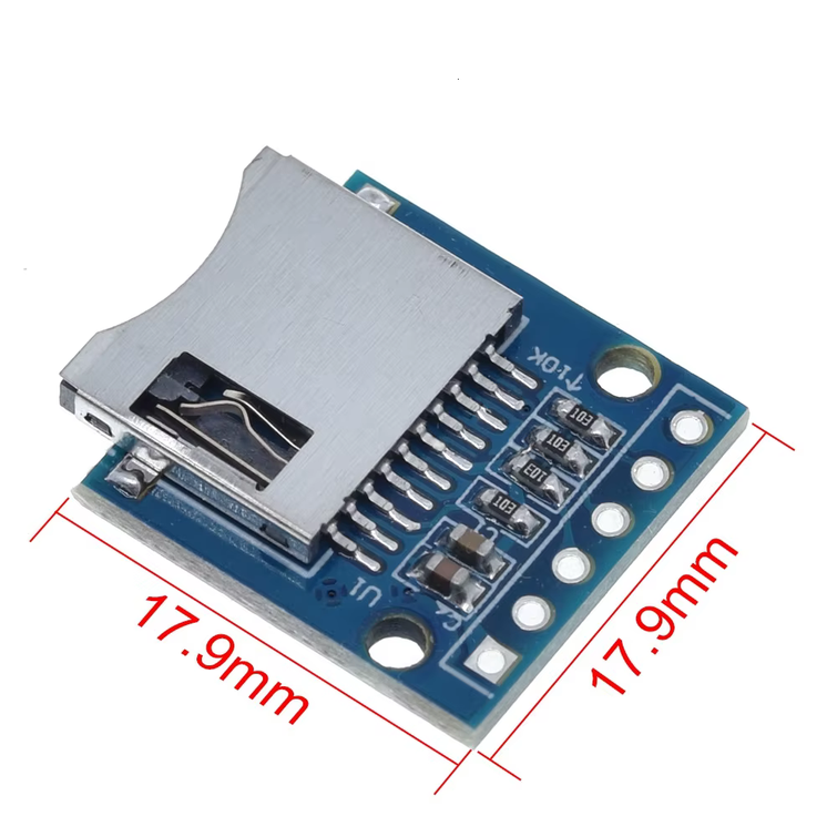 Micro SD Kártya Olvasó Modul (SPI Interfész) – Arduino, ESP32, AVR, ARM